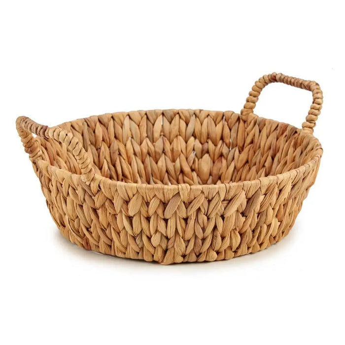 Centerpiece Gift Decor Brown Metal Natural Water hyacinth 39,5 x 16,5 x 35 cm (12 Units) - Украса за средата на масата