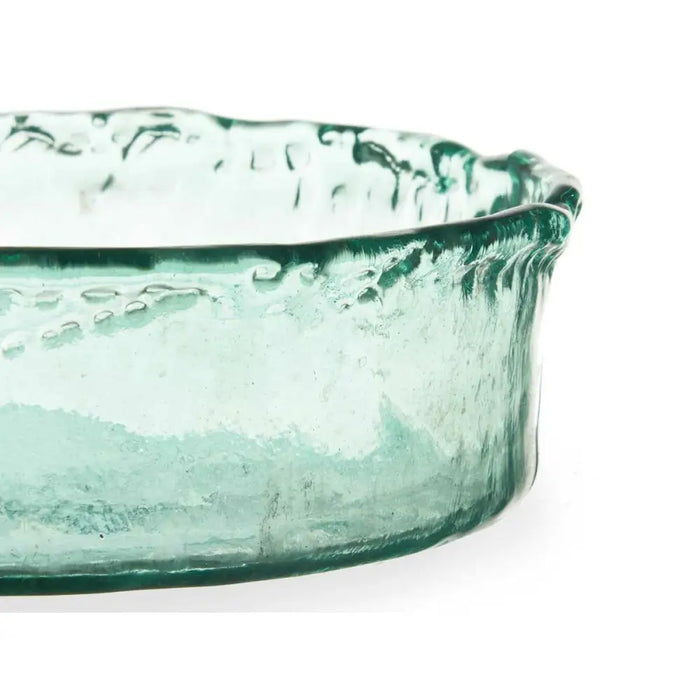 Centerpiece Gift Decor Transparent Crystal Recycled glass 30 x 8 x 30 cm (2 Units) - Декорация и Осветление<<<Дом