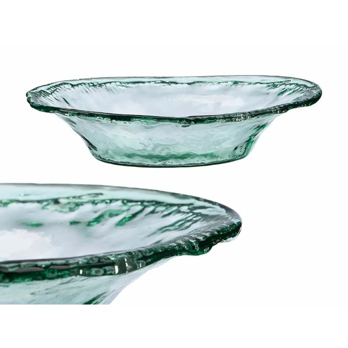 Centerpiece Gift Decor Transparent Glass 42 x 9 x 29,5 cm (4 Units) - Декорация и Осветление<<<Дом