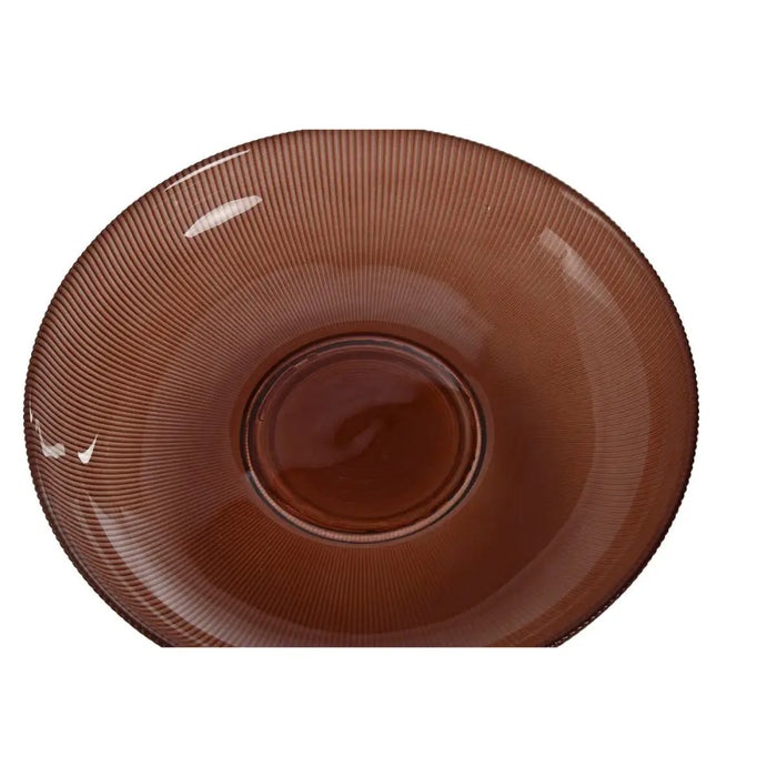 Centerpiece Home ESPRIT Brown Crystal 23,5 X 23,5 X 11 cm - Декорация и Осветление<<<Дом Градина<<<BigBuy&&&Украса за