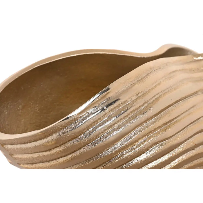Centerpiece Home ESPRIT Golden Aluminium 30 x 16 x 14 cm - Декорация и Осветление<<<Дом Градина<<<BigBuy&&&Украса за