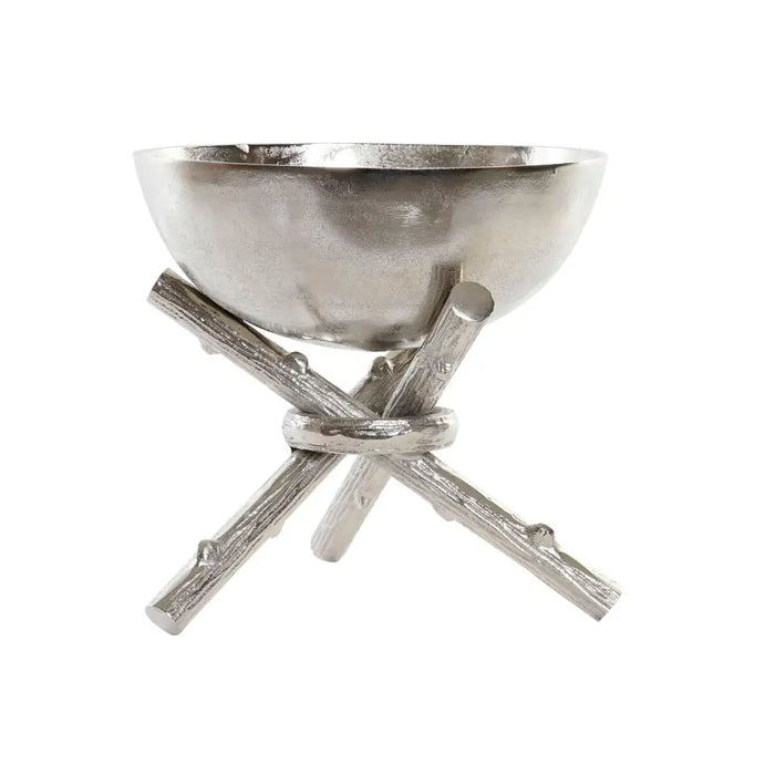 Centerpiece Home ESPRIT Silver Aluminium 30 x 30 x 28 cm - Декорация и Осветление<<<Дом Градина<<<BigBuy&&&Украса за