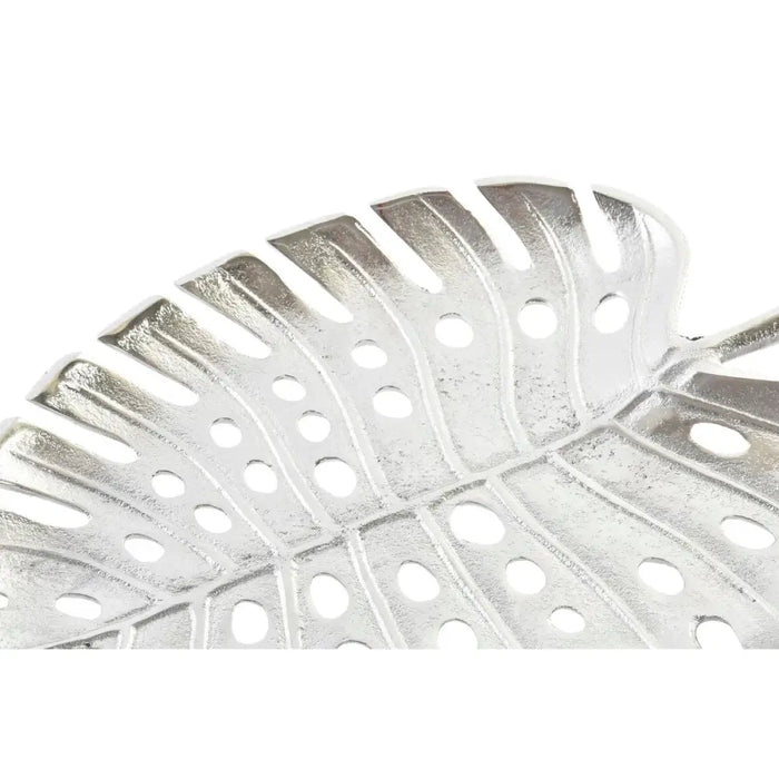 Centerpiece Home ESPRIT Silver Aluminium 38,5 x 28 x 3 cm - Декорация и Осветление<<<Дом Градина<<<BigBuy&&&Украса за