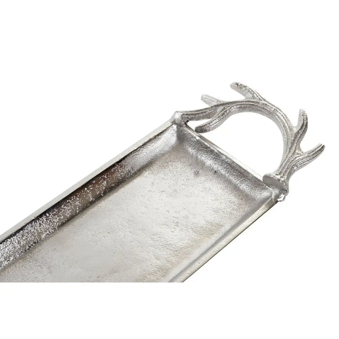 Centerpiece Home ESPRIT Silver Aluminium 69 X 13 X 5 cm - Декорация и Осветление<<<Дом Градина<<<BigBuy&&&Украса за