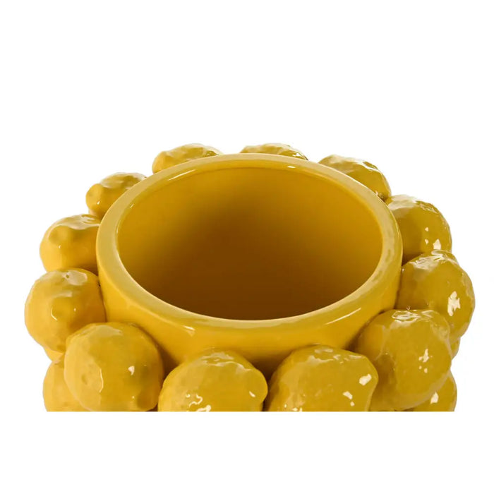 Centerpiece Home ESPRIT Yellow Ceramic Stoneware 28 x 28 x 20 cm - Украса за средата на масата и вази<<<Декорация и