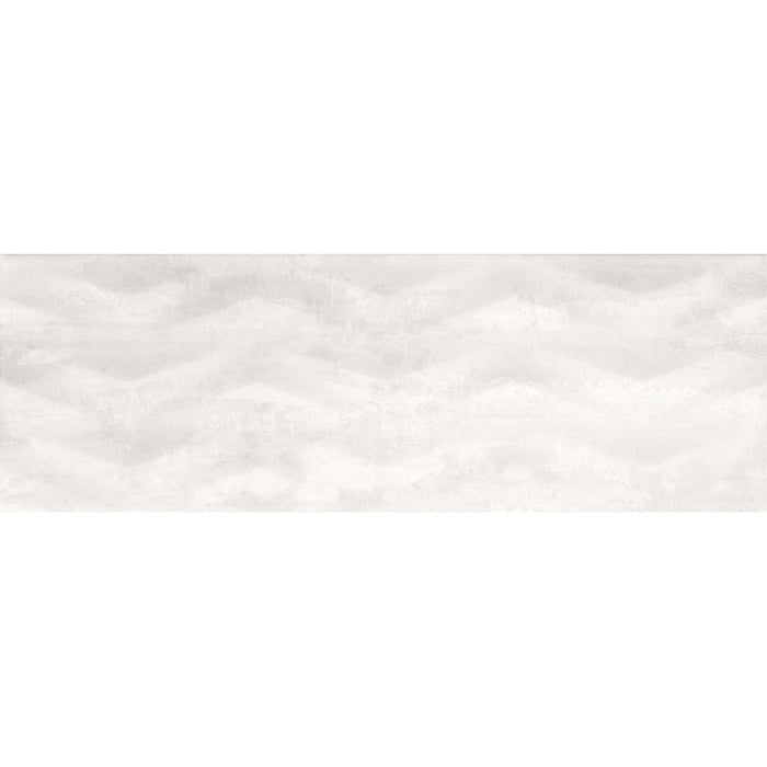 TILE DECOR CERAMICA COLOR SPECTRE WHITE AXIS 25X75 CM