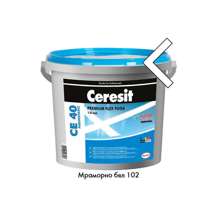 GROUTING MIXTURE CERESIT CE 40 MARBLE WHITE, 102