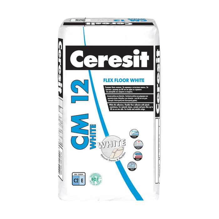 TILE ADHESIVE CERESIT CM 12 FLEX WHITE