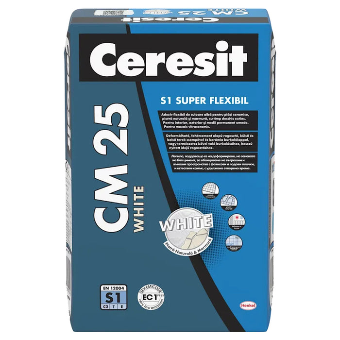 TILE ADHESIVE CERESIT CM 25 WHITE