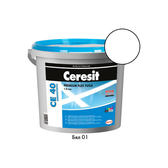 GROUTING MIXTURE CERESIT CE 40 WHITE, 01