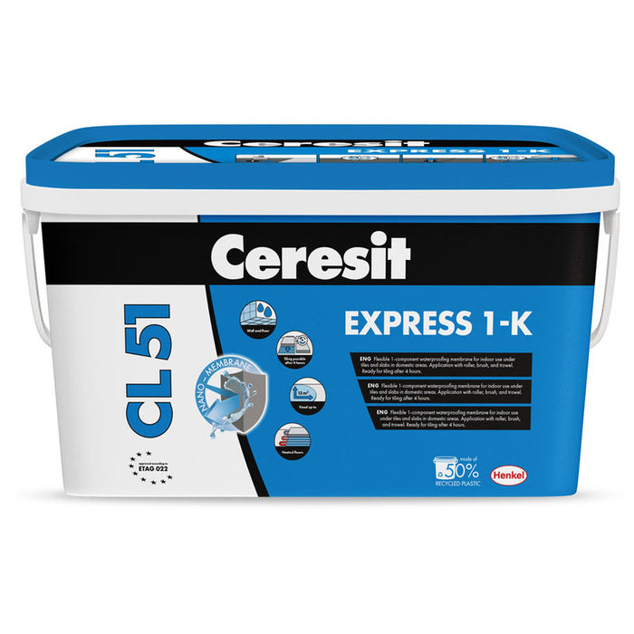 FLEXIBLE BATHROOM WATERPROOFING 5 KG CERESIT CL 51
