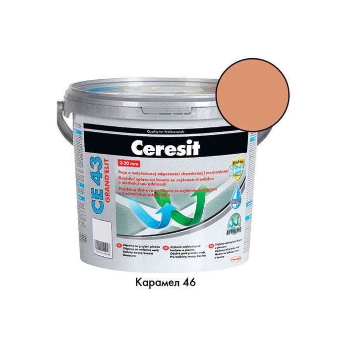 GROUTING MIXTURE CERESIT CE 43 CARAMEL, 46