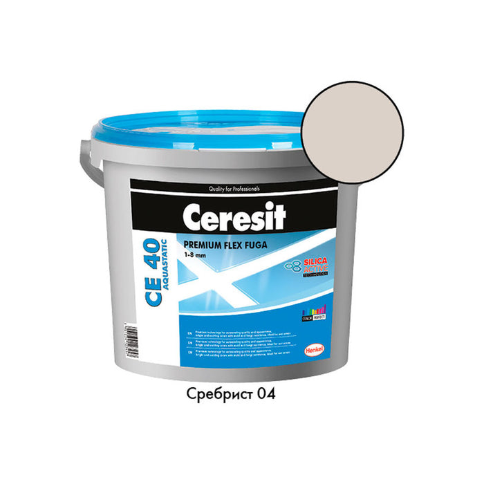 GROUTING MIXTURE CERESIT CE 40 SILVER, 04