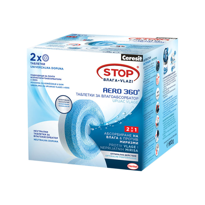 STOP MOISTURE AERO STANDARD TABLETS CERESIT STOP MOISTURE 2 PCS