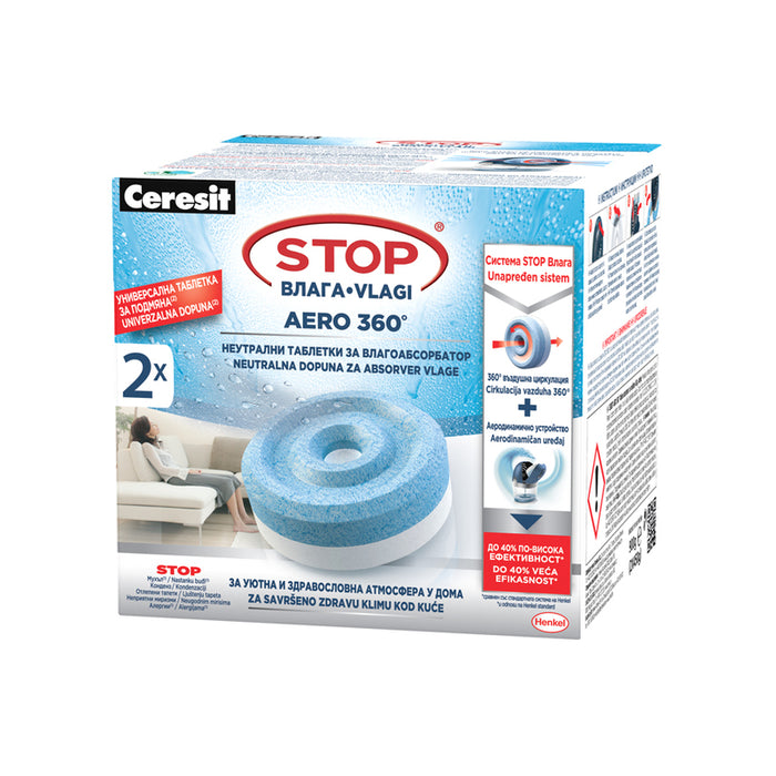 STOP MOISTURE AERO STANDARD TABLETS CERESIT STOP MOISTURE 2 PCS
