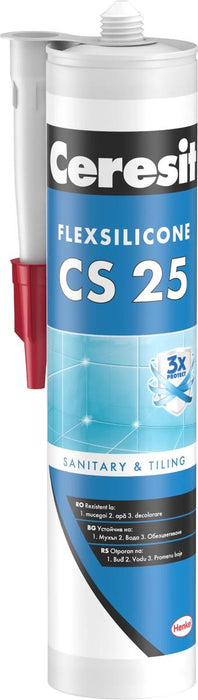 SANITARY SILICONE CHOCOLATE #58 CERESIT CS 25