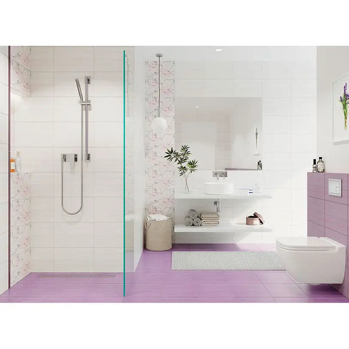 CERSANIT ARTIGA VIOLET TILE 25X40 CM - Стенни плочки и декорация<<<Плочки и лайстни<<<Баня<<<Praktiker&&&Стенни плочки