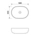 CERSANIT MODUO OVAL WASHBASIN - Умивалници и конзоли<<<Санитарна керамика и аксесоари<<<Баня<<<Praktiker&&&Мивки за