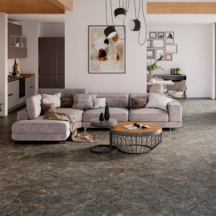 PORCELAIN TILES PAVIA GRAPHITE MATT 42X42