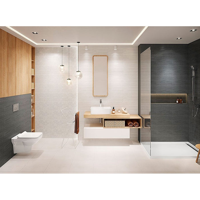 CERSANIT CALVANO GRAY TILE 25X40 CM