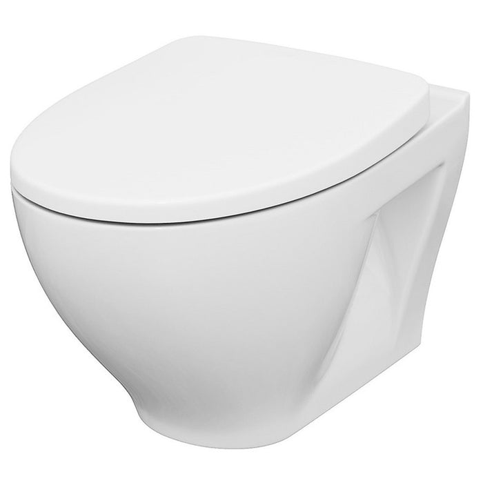 WALL-MOUNTED TOILET SET WITH SEAT CERSANIT MODUO CLEAN ON