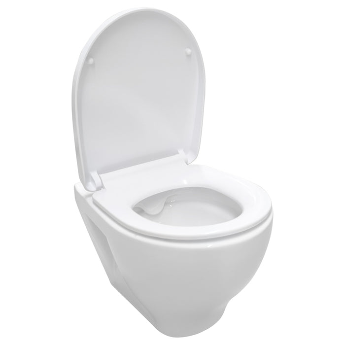 WALL-MOUNTED TOILET SET WITH SEAT CERSANIT MODUO CLEAN ON