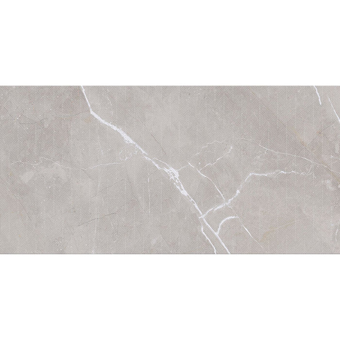 DECOR CERSANIT ASSIER GRAY 29.7X60 CM