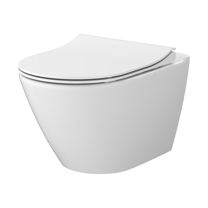 HANGING TOILET SET WITH SEAT CERSANIT ECO OVAL