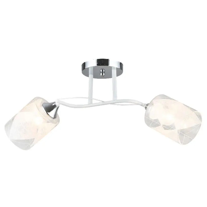 CHANDELIER 2XE27 CHROME INTO ADIS - Полилеи<<<Вътрешно осветление<<<Мебели и интериор<<<Praktiker&&&Полилеи<<<Вътрешно