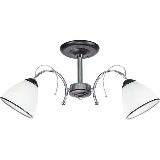 CHANDELIER 2XE27 CHROME INTO ALGARA - Полилеи<<<Вътрешно осветление<<<Мебели и