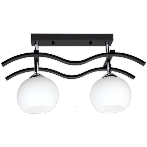 CHANDELIER 2XE27 CHROME INTO ROY - Полилеи<<<Вътрешно осветление<<<Мебели и интериор<<<Praktiker&&&Полилеи<<<Вътрешно