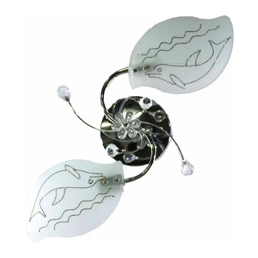 CHANDELIER 2XE27 NG DELFIN - Полилеи<<<Вътрешно осветление<<<Мебели и интериор<<<Praktiker&&&Полилеи<<<Вътрешно