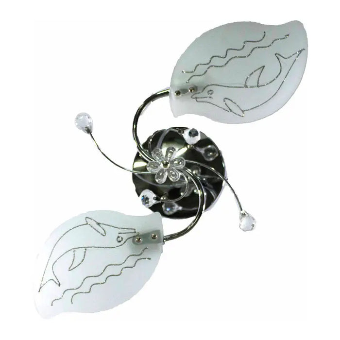 CHANDELIER 2XE27 NG DELFIN - Полилеи<<<Вътрешно осветление<<<Мебели и интериор<<<Praktiker&&&Полилеи<<<Вътрешно