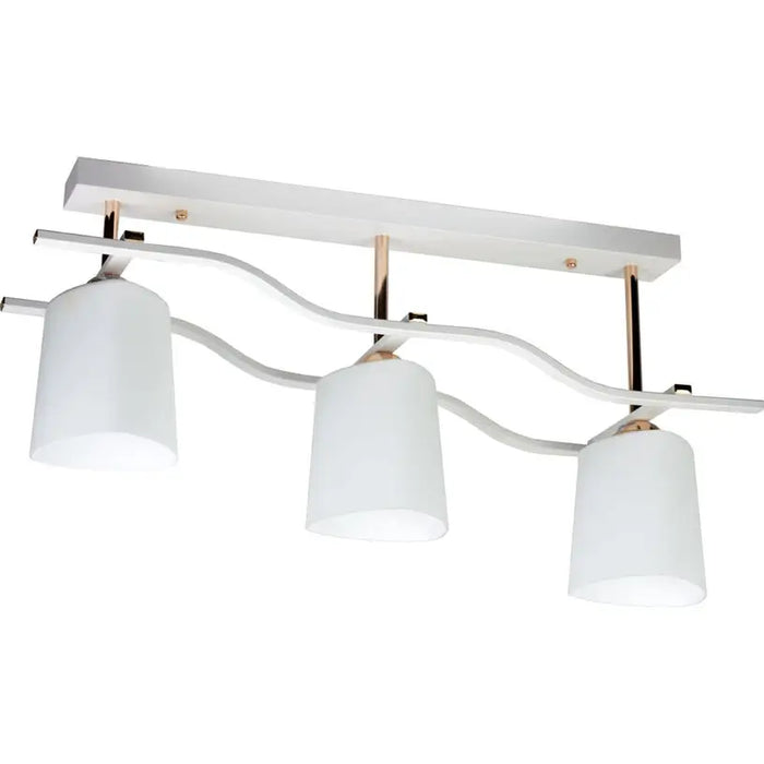 CHANDELIER 3XE27 BRASS INTO LISA - Полилеи<<<Вътрешно осветление<<<Мебели и интериор<<<Praktiker
