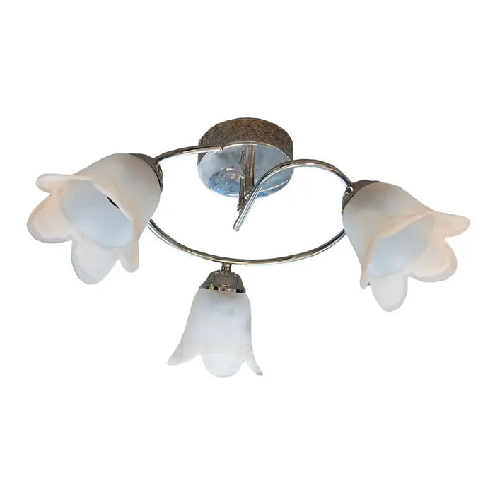 CHANDELIER 3XE27 CHROME G PURALUX - Полилеи<<<Вътрешно осветление<<<Мебели и интериор<<<Praktiker&&&Полилеи<<<Вътрешно