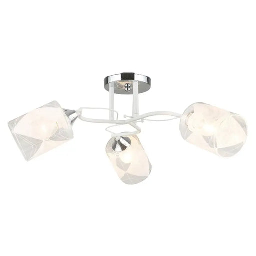 CHANDELIER 3XE27 CHROME INTO ADIS - Полилеи<<<Вътрешно осветление<<<Мебели и интериор<<<Praktiker