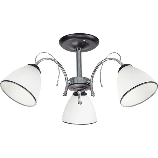 CHANDELIER 3XE27 CHROME INTO ALGARA - Полилеи<<<Вътрешно осветление<<<Мебели и интериор<<<Praktiker