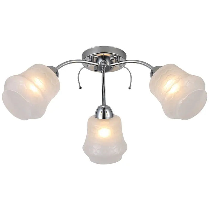 CHANDELIER 3XE27 CHROME INTO ELINA - Полилеи<<<Вътрешно осветление<<<Мебели и интериор<<<Praktiker&&&Полилеи<<<Вътрешно