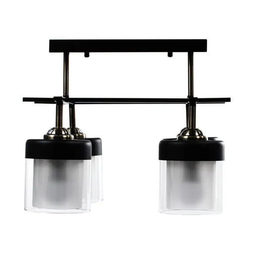 CHANDELIER 4XE27 BLACK INTO BEKY - Полилеи<<<Вътрешно осветление<<<Мебели и интериор<<<Praktiker