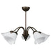 CHANDELIER 5XE27 60W PATINA LIGHTSTYLE RAVELO - Полилеи<<<Вътрешно осветление<<<Мебели и интериор<<<Praktiker