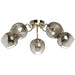 CHANDELIER 5XE27 BRASS INTO IREN - Полилеи<<<Вътрешно осветление<<<Мебели и интериор<<<Praktiker