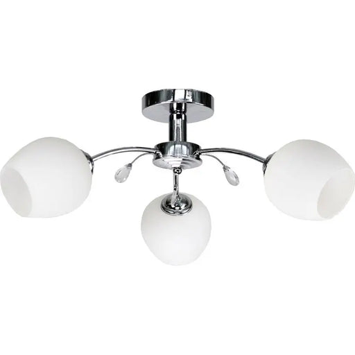 CHANDELIER DEVORA 3XE27 INTO - Полилеи<<<Вътрешно осветление<<<Мебели и интериор<<<Praktiker