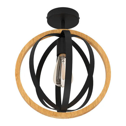 CHANDELIER E27 BLACK EGLO BASILDON - Полилеи<<<Вътрешно осветление<<<Мебели и интериор<<<Praktiker