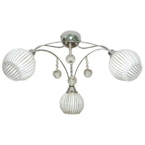 CHANDELIER WHITE 3XE27 60W SPECTRA LINE - Полилеи<<<Вътрешно осветление<<<Мебели и интериор<<<Praktiker