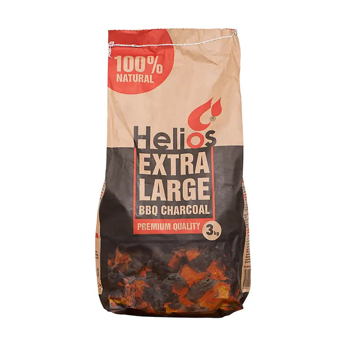CHARCOAL 3KG HELIOS EXTRA - Оборудване барбекю<<<Барбекю<<<Градина<<<Praktiker