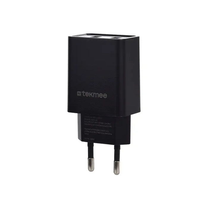 CHARGED FROM EL. NETWORK 2 X USB 5V/2.4A TEKMEE FAST CHARGE - Зарядни устройства<<<Батерии и