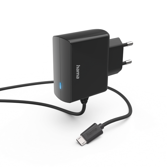 Charger 220V with micro-USB cable HAMA-201617 - Зарядни за телефони<<<Мобилни телефони и аксесоари<<<ValiAPI