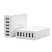 Charger 6x USB Blitzwolf BW-S15 QC 3.0 60 W (white) - mains chargers<<<Chargers<<<GSM Accessories<<<InnproXML
