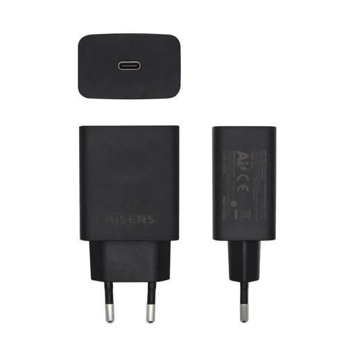 Charger Aisens ASCH-1PD20-BK Black 20 W USB-C - Електроника Телефони и таблети<<<Компютри| Електроника<<<BigBuy&&&USB