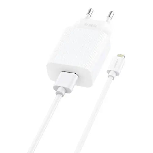 Charger Foneng EU28 12W 2.4A + USB-A to Lighning cable - mains chargers<<<Chargers<<<GSM Accessories<<<InnproXML